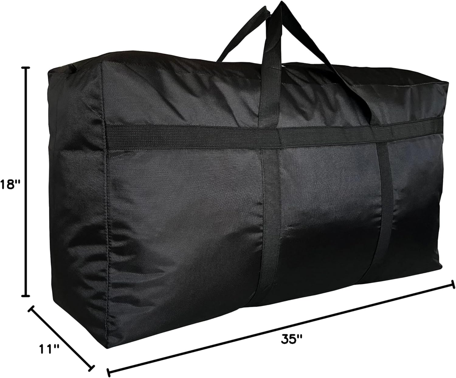 Extra Large Storage Duffle Bag with Zippers and Handles, Big Foldable Duffle Bag for Travel - Image 9