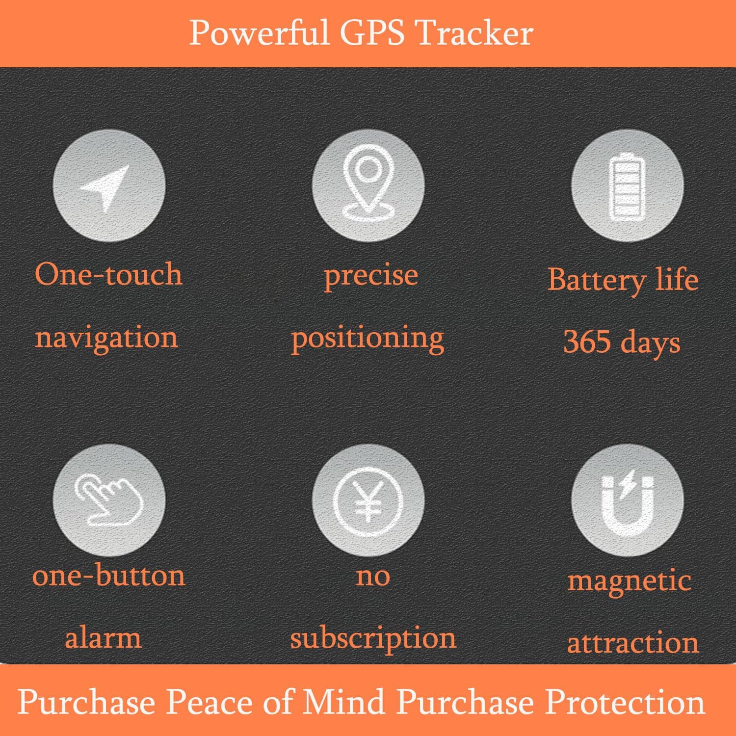 No Subscription Vehicle GPS Tracker Portable Car GPS Tracker Mini Magnetic GPS Device Full Coverage Pinpoint Vehicle Location Elderly Children Pets No SIM Card - Image 5