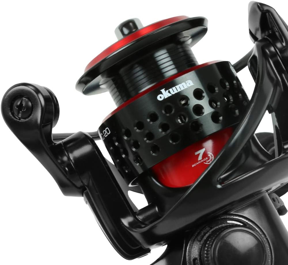 Okuma Ceymar Graphite Lightweight All Purpose 8BB Spinning Reel - Image 5